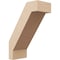 Ekena Millwork 5-inch W x 10-inch D x 14-inch H Burlington Rough Cedar Woodgrain TimberThane Knee Brace, Primed BRCUR05X10X14BURRCPR - alternate 1
